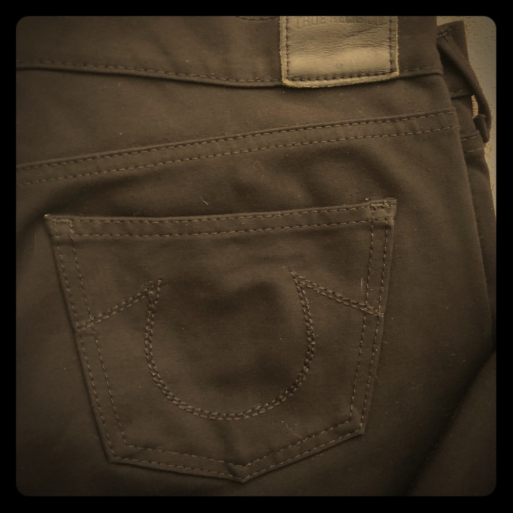 True religion stretchy low rise skinny pants